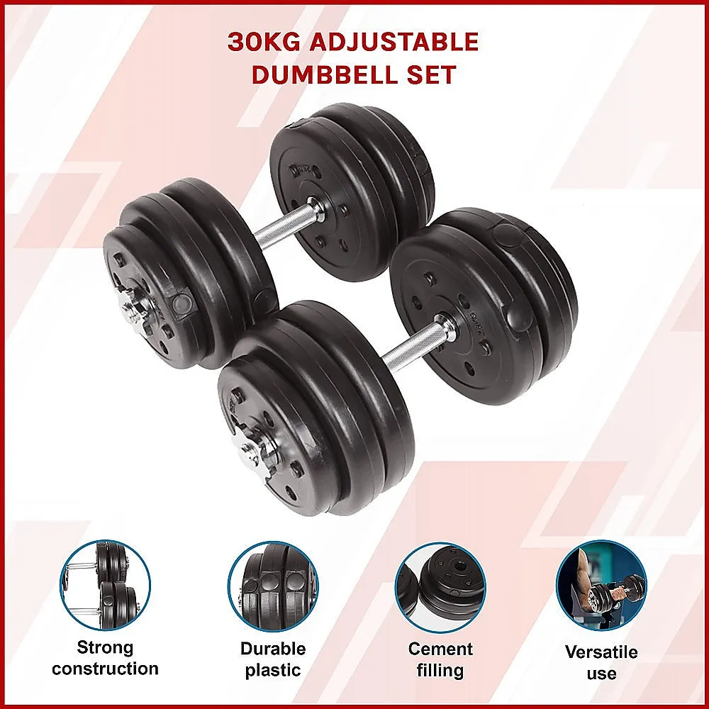 30KG Adjustable Dumbbell Set