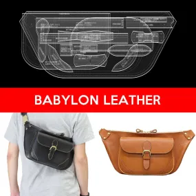 BABYLON™ Men's Sling Bag Leather Crafting Pattern AAB-274