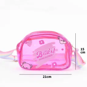 Bear Fancy Side Sling Bag (Pink)