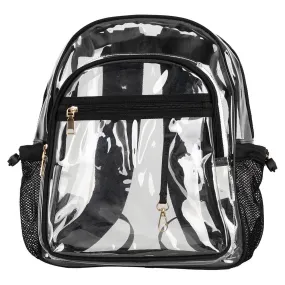 Clear Backpack Black