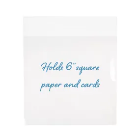 Crystal Clear Cello Bags 100 Pk - 6x6