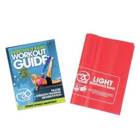 Fitness Mad Resistance Band & Guide Pack | Light | Red