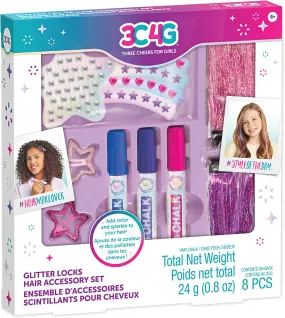 Imagination Land Glitter Locks Hair Accessories Set