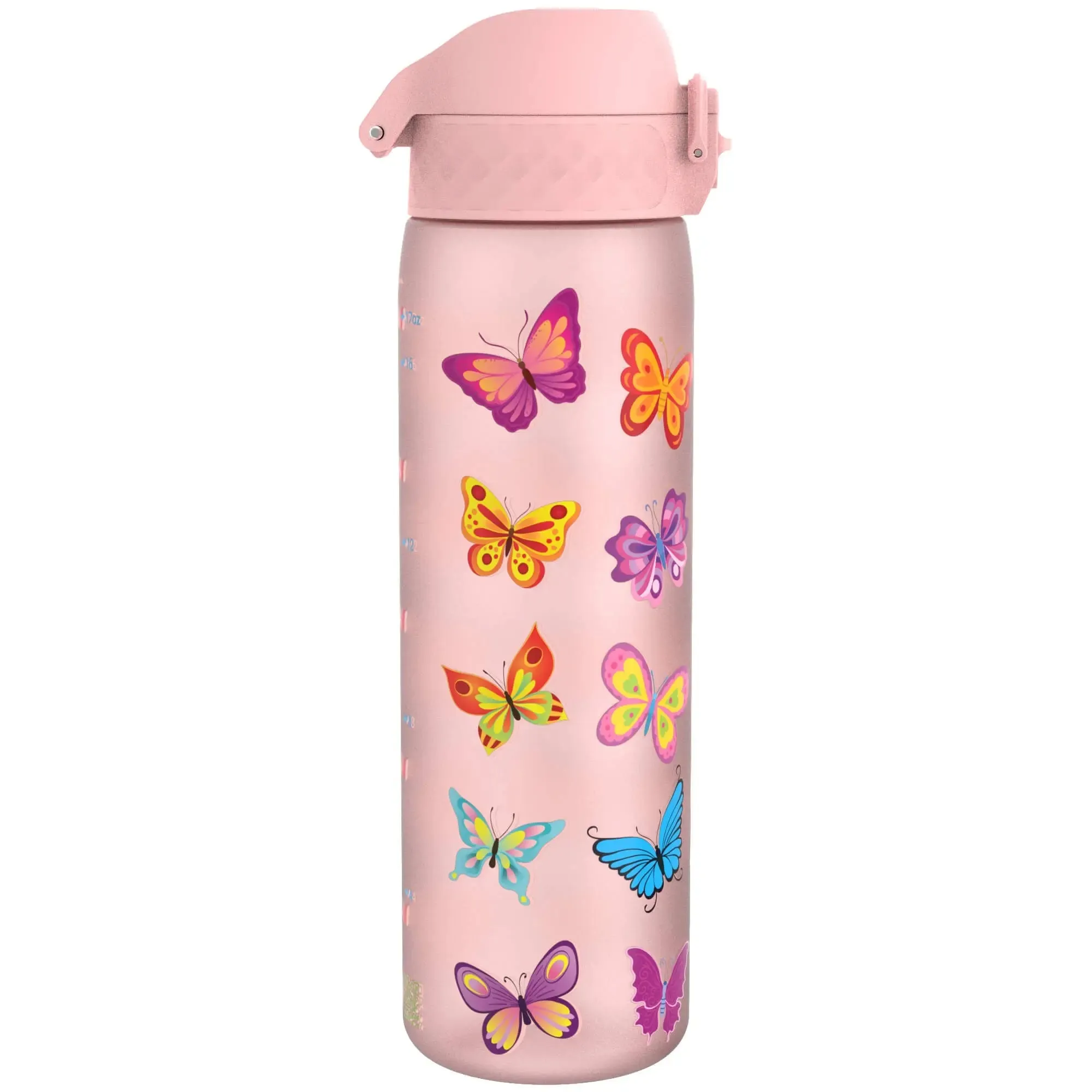 Leak Proof Slim Water Bottle, Recyclon, Butterfly, 500ml (18oz)