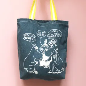 Moomin "Aren't Men Terrible" Denim Tote