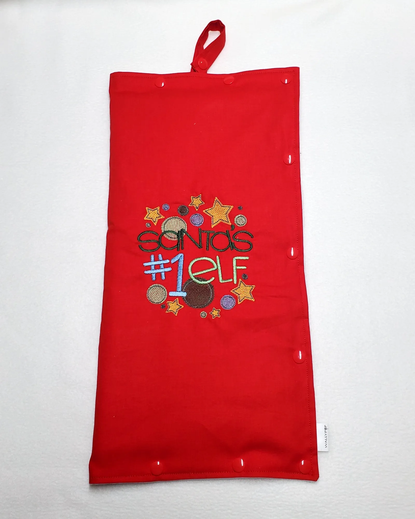 Santa's Elf size Large Insulated Feeding Pump Bag Cover / IV bag cover. Ready to ship.