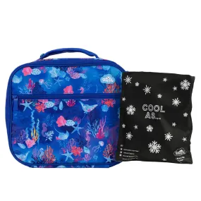 Spencil BIG Cooler Lunch Bag   Chill Pack - Coral Garden