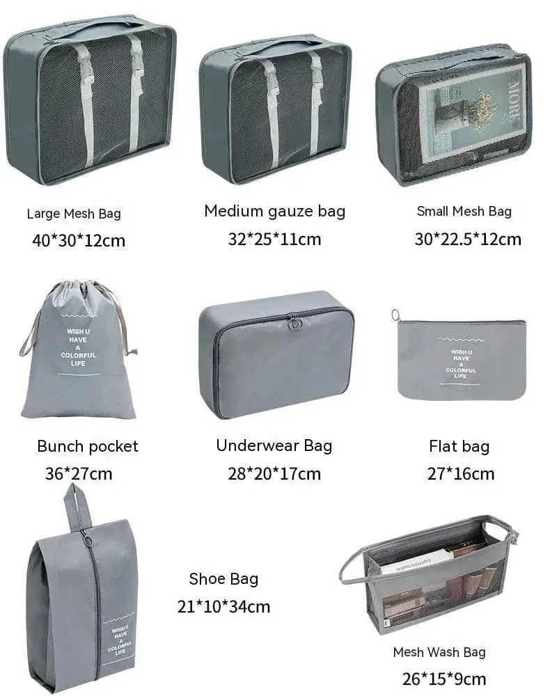 Travel Luggage Packing Bags 7/8/9/10 Pcs Set